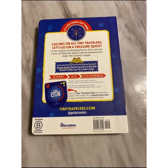 Tiny Travelers Puerto Rico Hard Cover Book - Picture 3 of 4